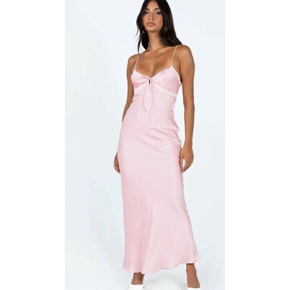 Princess Polly EMILY MAXI DRESS PINK Size 12 Nwot - Picture 8 of 9
